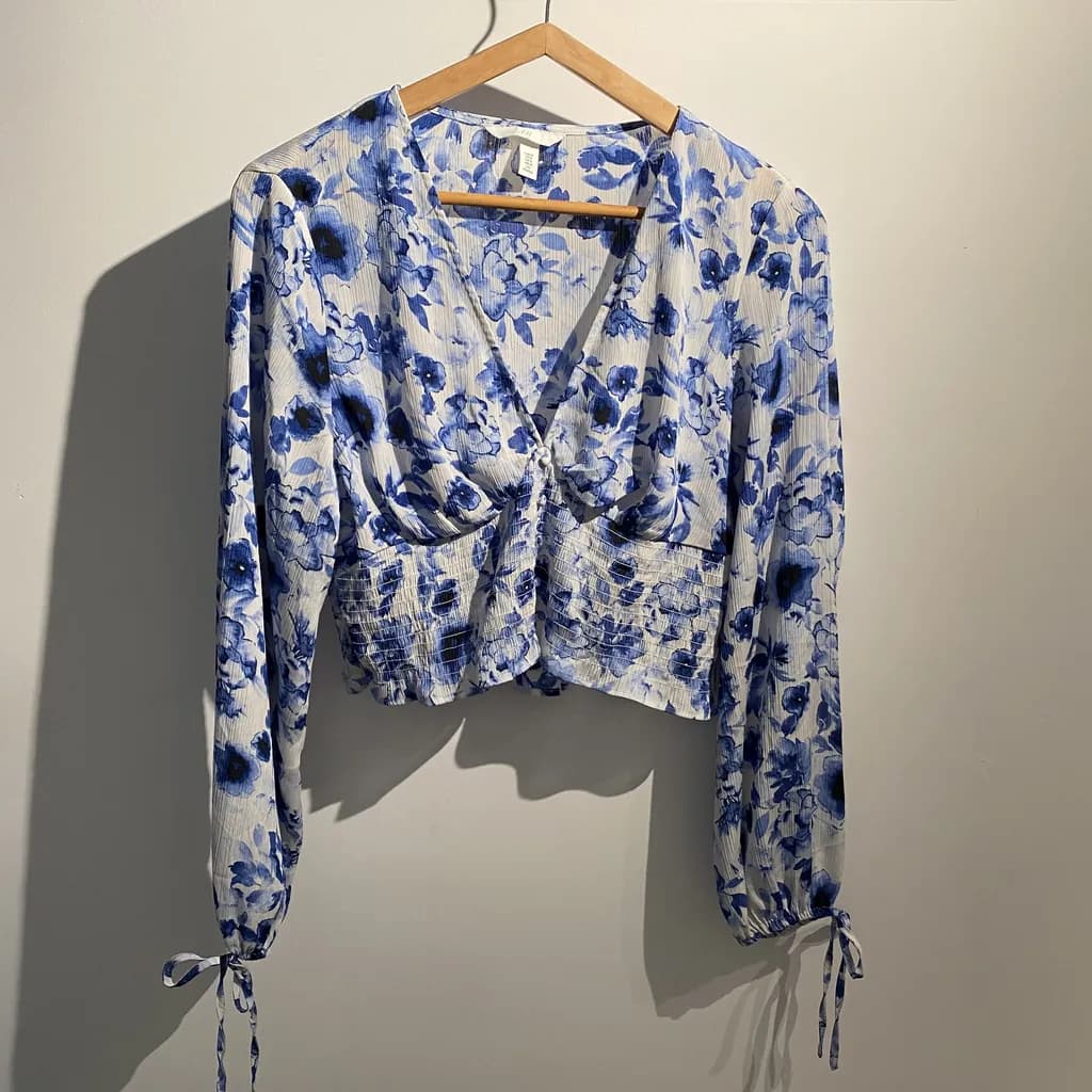 Chemisier fleuri H&M